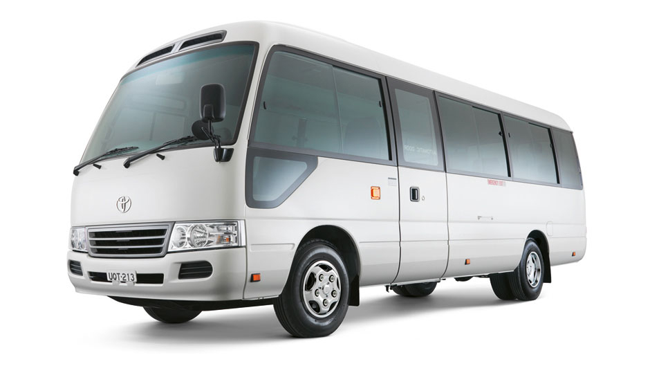 Toyota Coaster 22 Seater | Australian Hire Car and Limousine Network